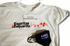 Camisa e máscara Espíritas à Esquerda